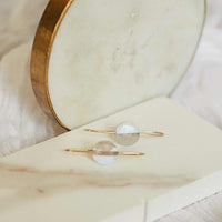 Pendientes oval bicolor Adalia Concept oro de 18 quilates